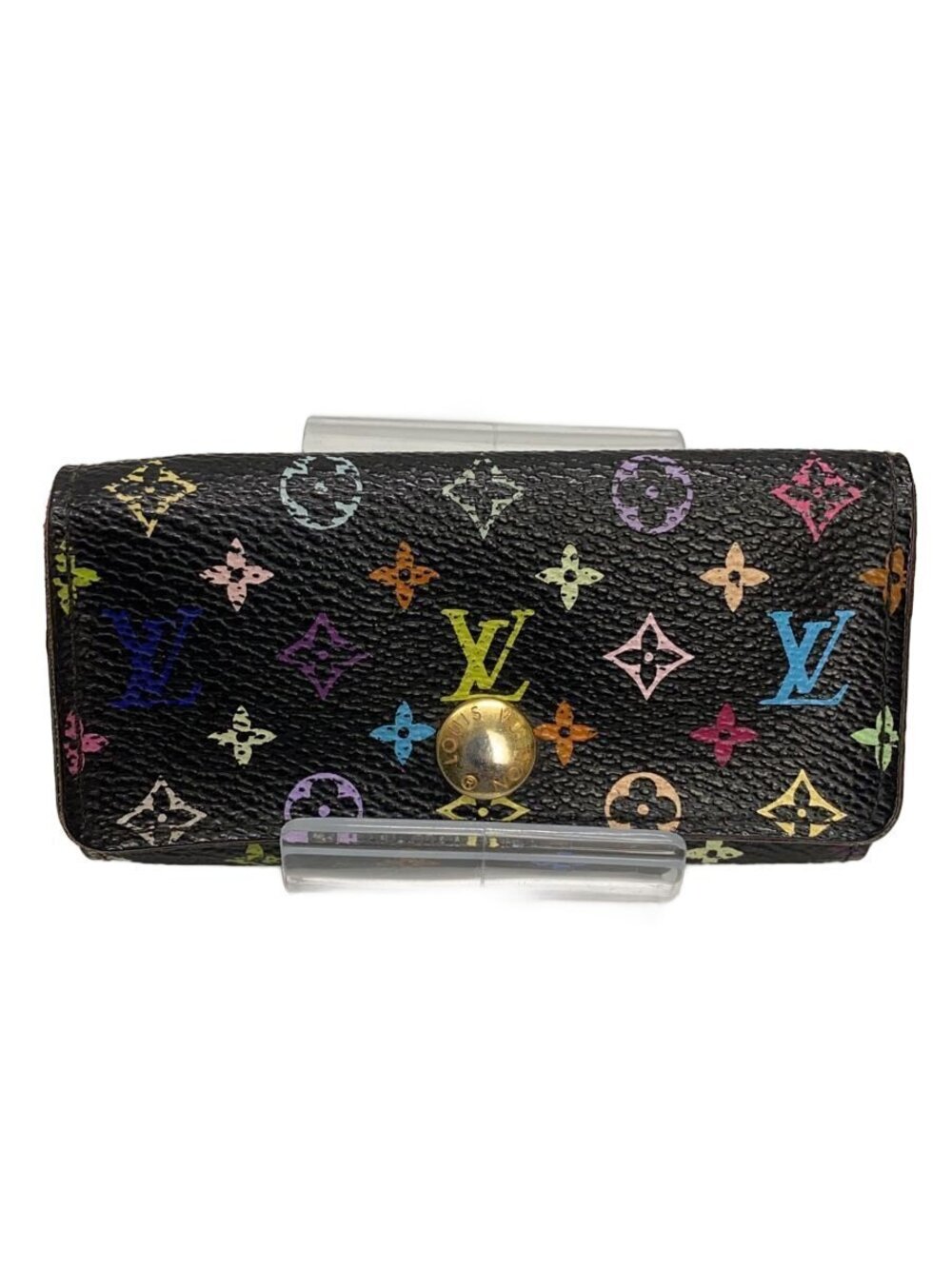 LOUIS VUITTON Multicles Monogram Multicolor Noir Black Leather
